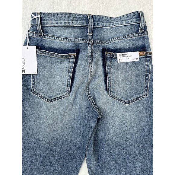 Joe's Jeans Women’s Blue The Debbie High Rise Straight Crop Jeans Size 25 - Picture 9 of 11